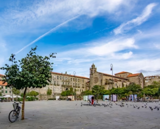 Plaza de la Herrería en Pontevedra